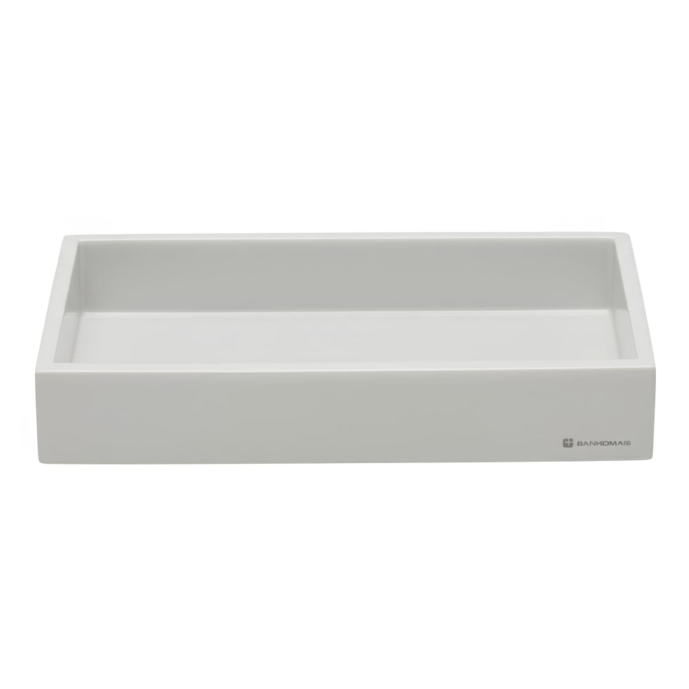 Bandeja Box Baixa Cinza Claro Banho Mais 83409_0